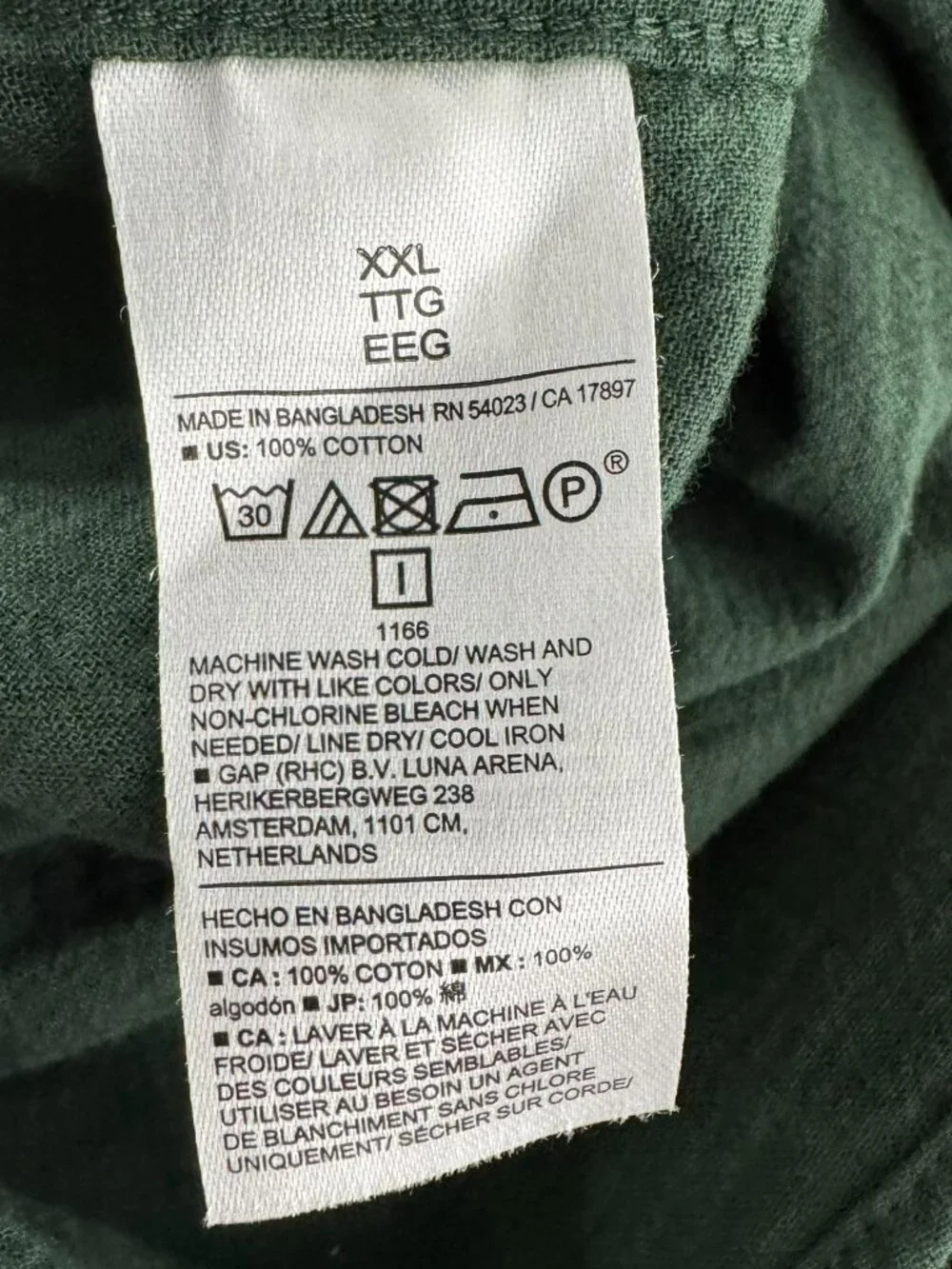 Banana Republic Standard Fit Double Weave Shirt Mens 2XL Green NWT TP-3983